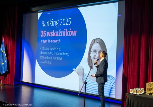 Bez polityki, bez uznaniowości. Ranking Gmin wskazał zwycięzców Fot.: Gmina Nowiny'/Gala Rankingu Gmin w Kielcach. Nowiny po raz kolejny najlepsze w regionie