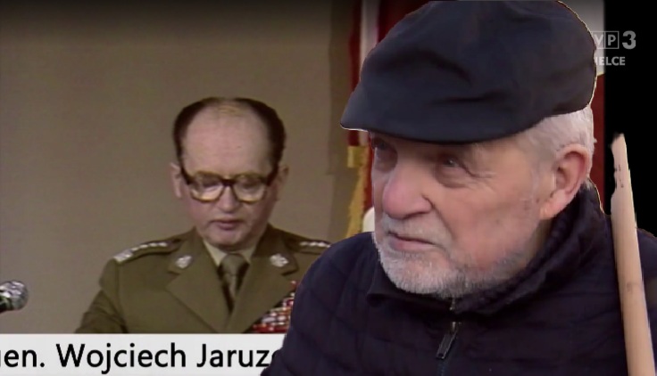 44 lata od stanu wojennego. Pamięć i znicze pod aresztem w Kielcach Fot.: TVP Kielce / Stanisław Bieniek – internowany w stanie wojennym, jeden z organizatorów strajku w kieleckiej „Iskrze”