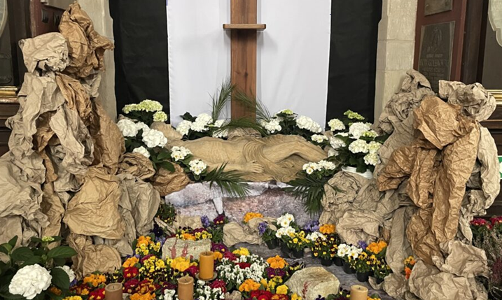 Wielka Sobota. Cisza, tradycje i znaczenie Wigilii Paschalnej Fot.: FB: Sandomierz. Grób Pański w katedrze - 2023