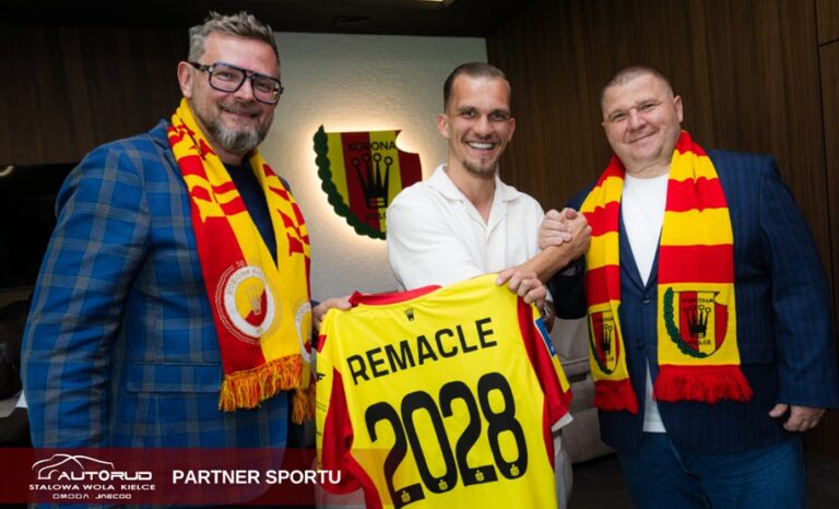 Fot.: Korona Kielce/Dobra wiado ość dla fanów sportu. Martin Remacle podpisał nowy kontrakt z Koroną