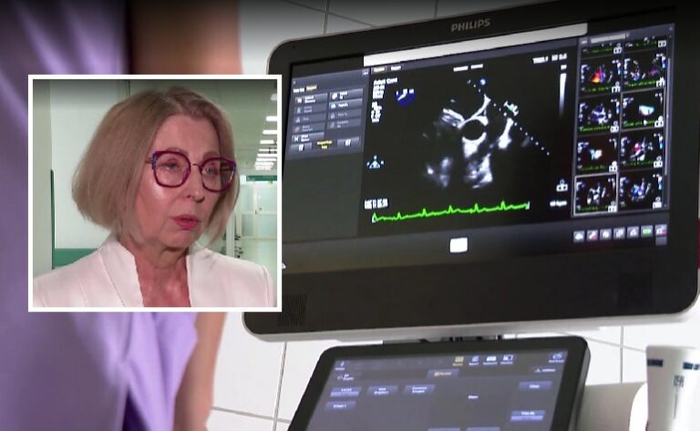 Ponad 1,6 mln zł trafi na zakup nowoczesnego aparatu echokardiograficznego dla I Kliniki Kardiologii i Elektroterapii w Kielcach. Na zdjęciu , prof. Beata Wożakowska-Kapłon, kierowniczka I Kliniki Kardiologii i Elektroterapii.